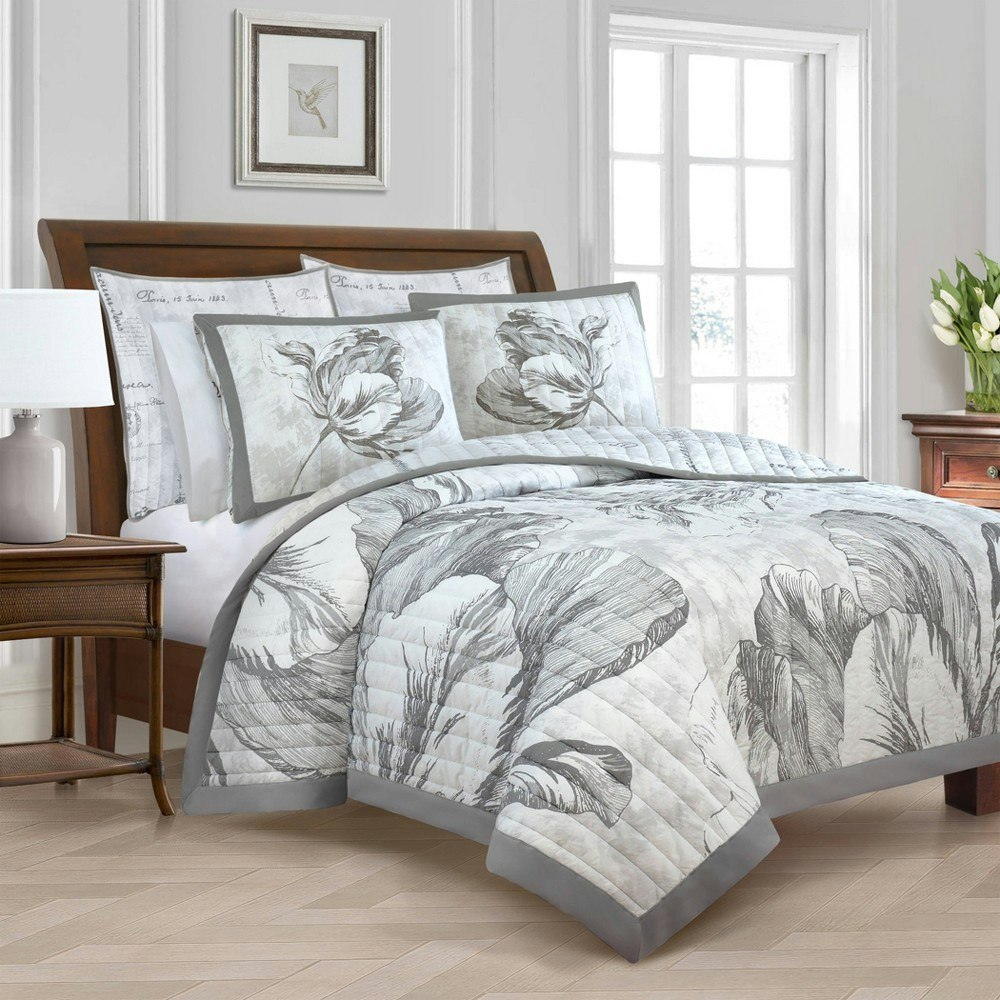 New York Botanical Garden Merian Tulip Quilt: $59.99 New York Botanical Garden Merian Tulip Quilt: $59.99