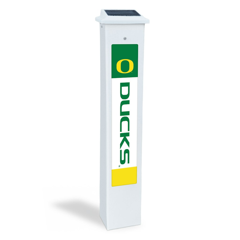 Oregon Ducks 25-inch Solar Light Glow Post: $84.99 Oregon Ducks 25-inch Solar Light Glow Post: $84.99