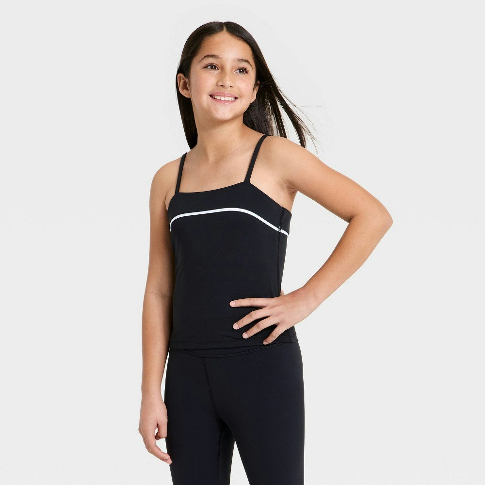Girls' All In Motion Piped Tank Top: $15 Girls' All In Motion Piped Tank Top: $15