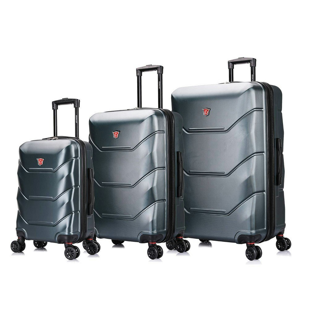 Dukap Zonix Lightweight Hardside Spinner Suitcase 3-Piece Set: $143.99