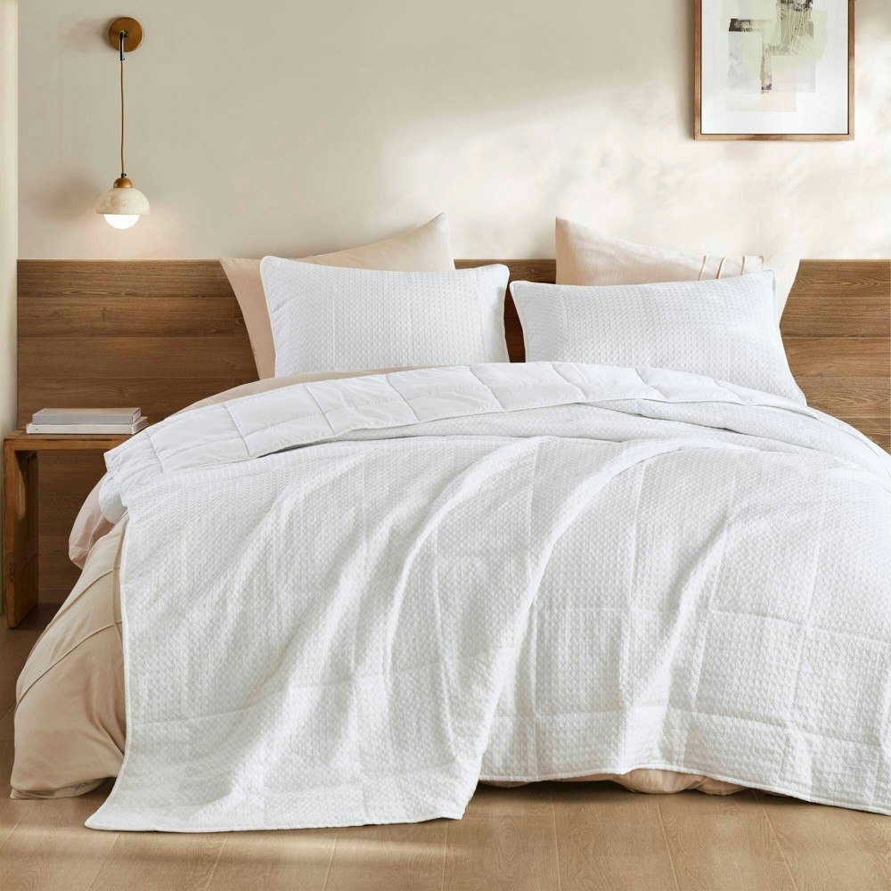 510 Design Mina Waffle Weave Full/Queen Quilt Set: $63.99 510 Design Mina Waffle Weave Full/Queen Quilt Set: $63.99