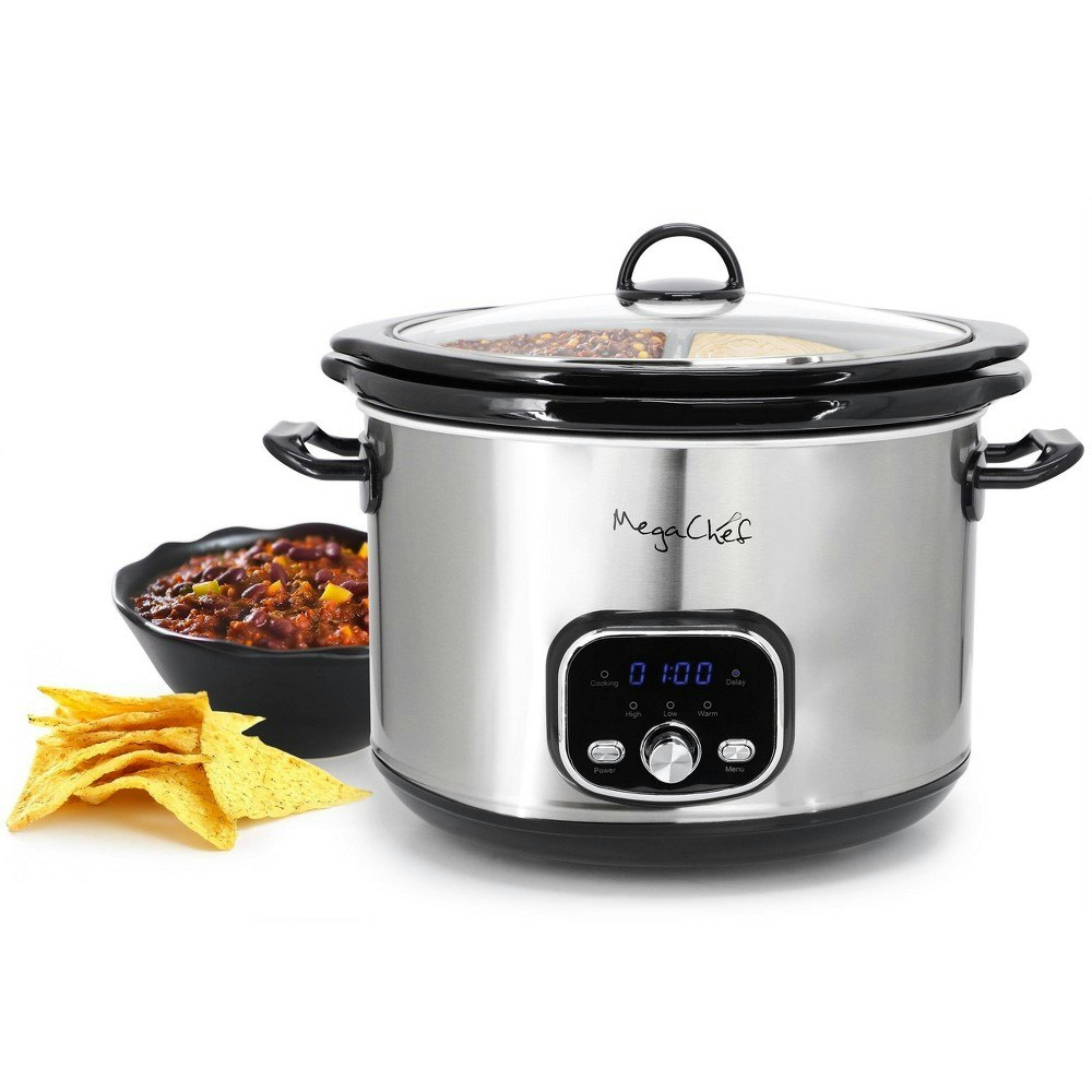MegaChef 6-Quart and 2.5-Quart Interchangeable Slow Cooker and Warmer: $94.99