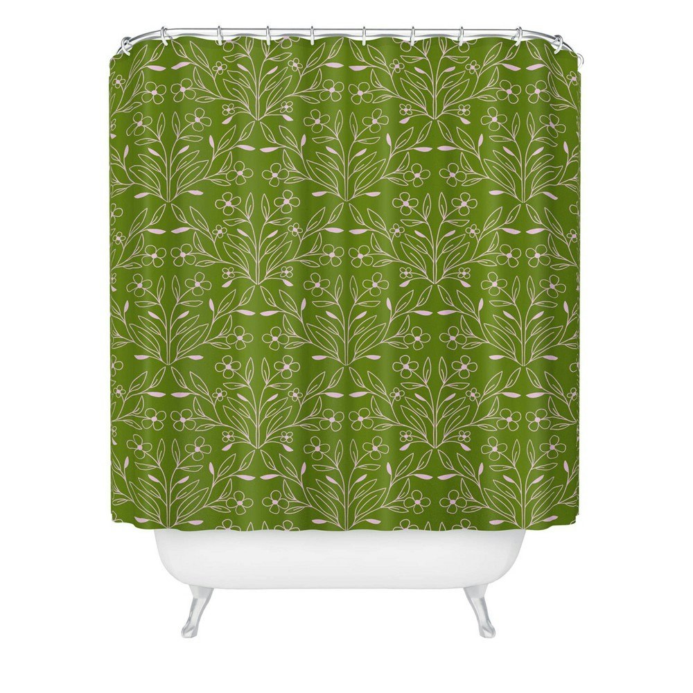 Deny Designs Maritza Lisa Doodled Blooms Shower Curtain: $69.99