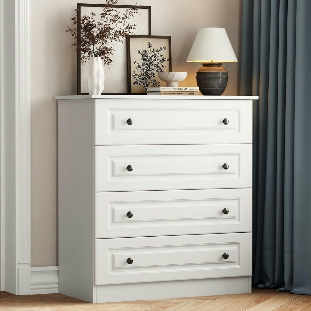 Idealsoul 4-Drawer Tall Dresser: $115.98