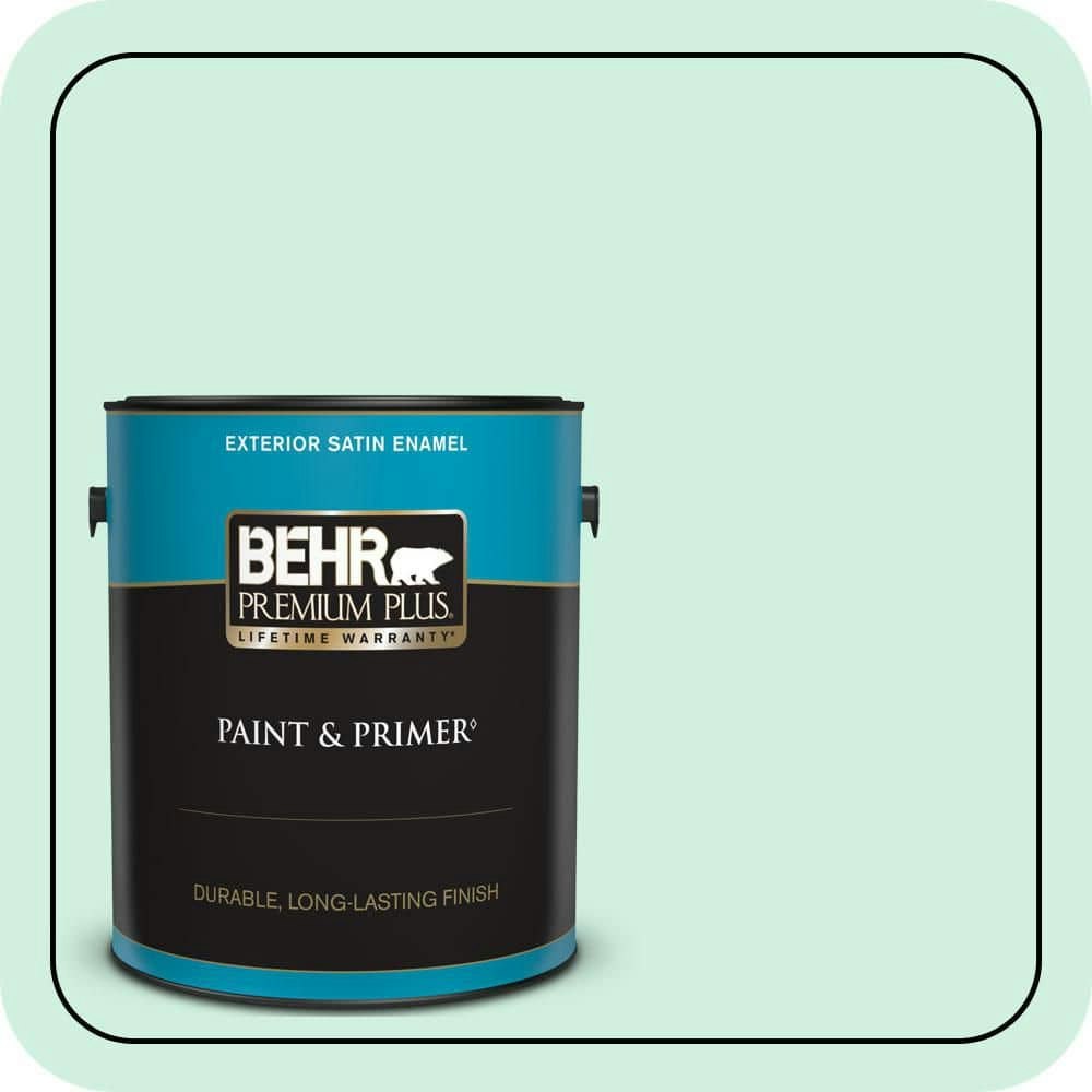 Behr Pastel Jade Satin Exterior Paint & Primer 1-Gallon Can: $49.98
