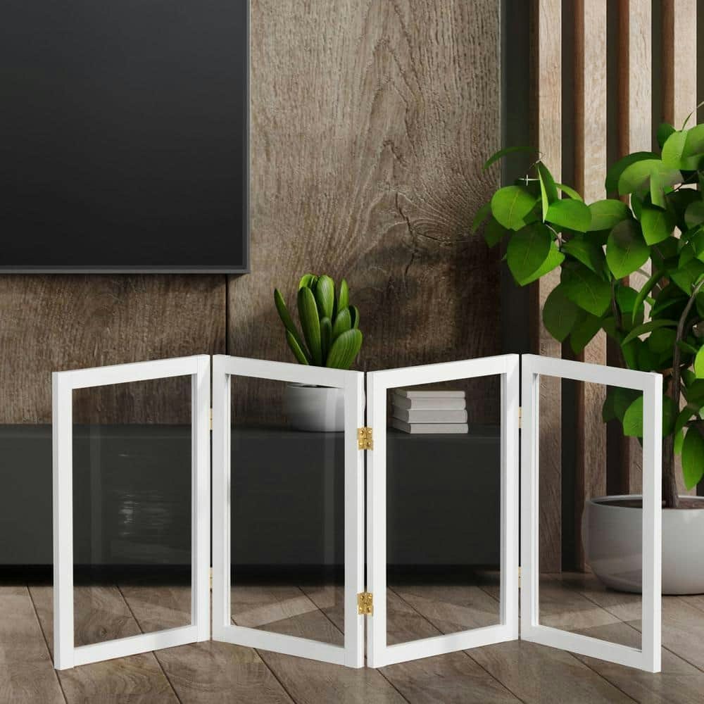 2-Foot 4-Panel Clear Plastic Partition: $123.61