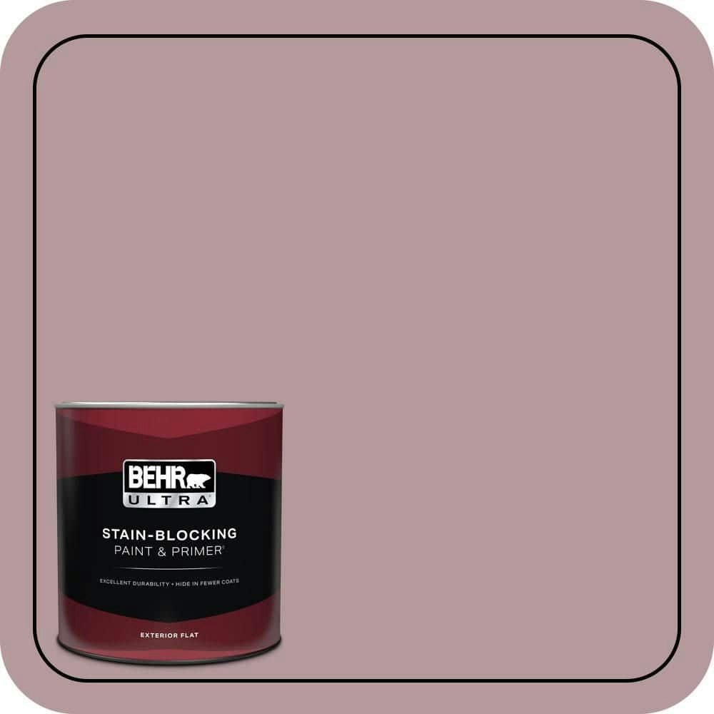 Twilight Blush Flat Exterior Paint & Primer 1-Quart Can: $28.98