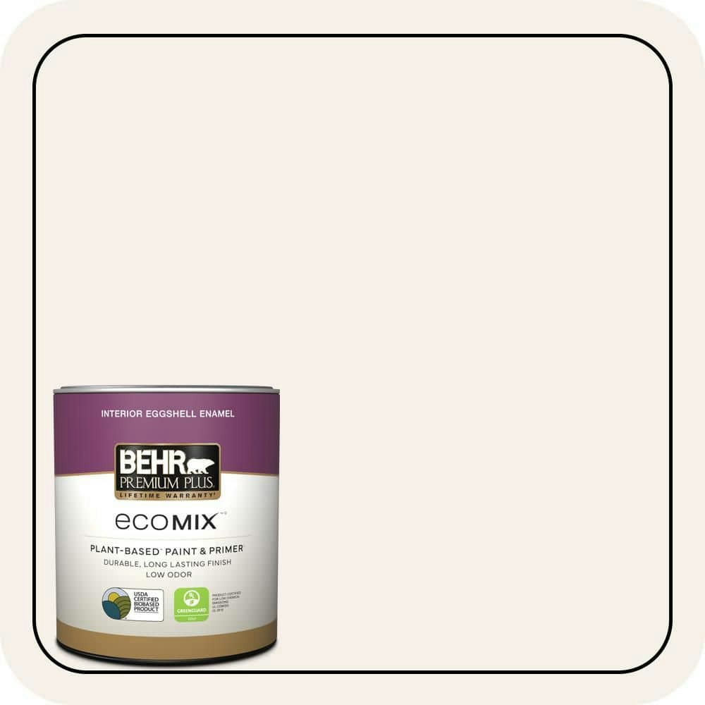 EcoMix Billowy Clouds Eggshell Enamel Interior Paint and Primer 1-Quart: $20.48