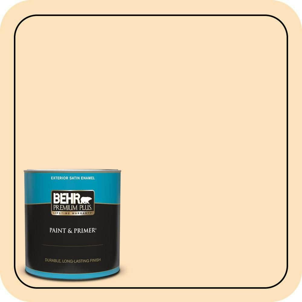 Behr 1-Quart Orange Glow Satin Enamel Exterior Paint and Primer: $24.98