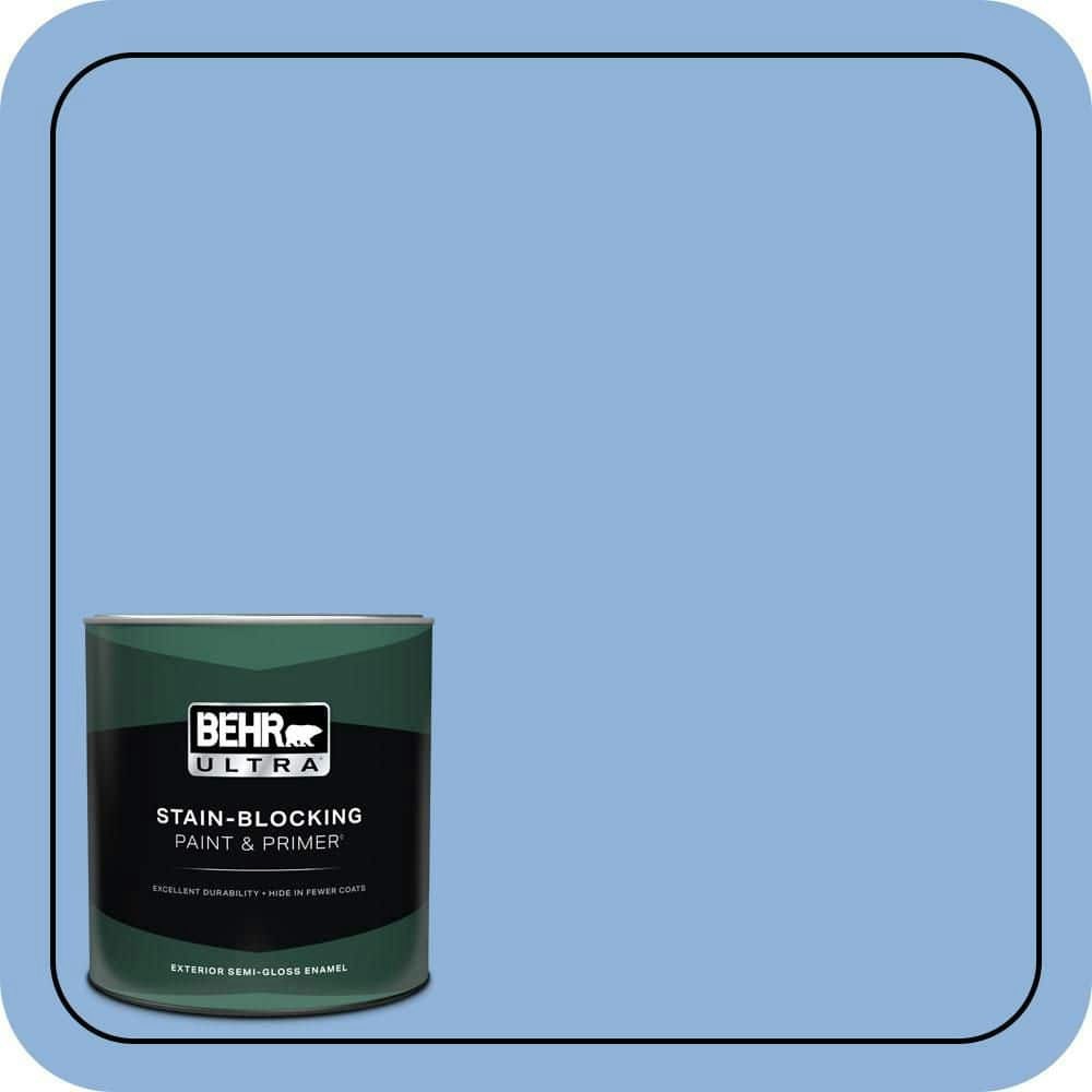 Cornflower Blue Semi-Gloss Exterior Paint and Primer 1-Quart: $30.98 Cornflower Blue Semi-Gloss Exterior Paint and Primer 1-Quart: $30.98