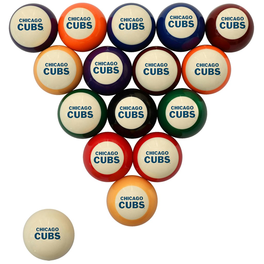 Chicago Cubs Billiard Ball Set: $299.99