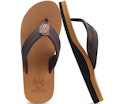 KuaiLu Men's Yoga Mat Leather Flip Flops for $10 + free shipping w/ Prime