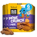 Blue Dog Bakery More Crunch Large Natural Dog Treats 18-oz. Box 6-Pack for $8 + free shipping w/ Prime