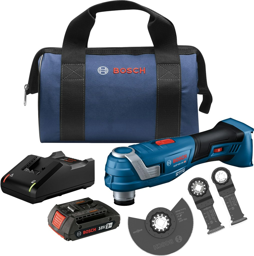Bosch 18V StarlockPlus 2-Amp 6-Piece Oscillating Multi-Tool Kit: $99