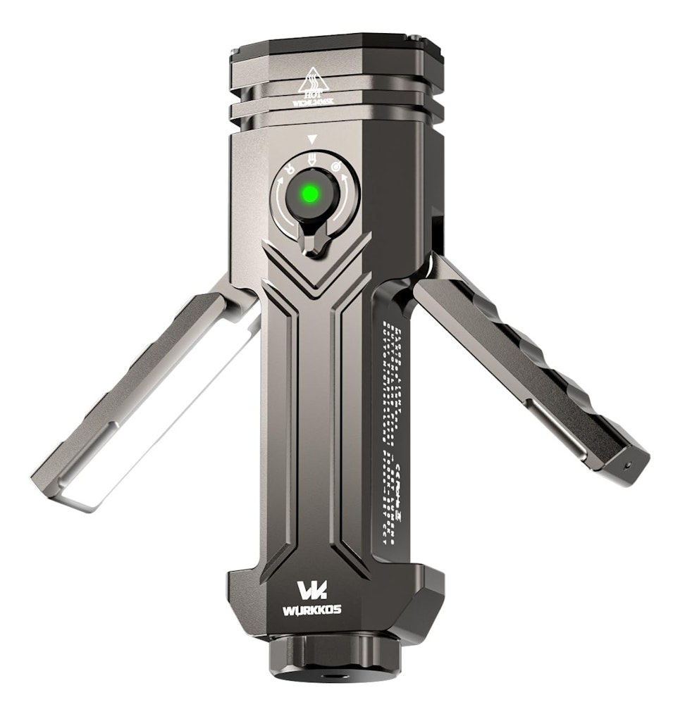 Wurkkos HD02 3,200-Lumen Rechargeable LED Flashlight: $56