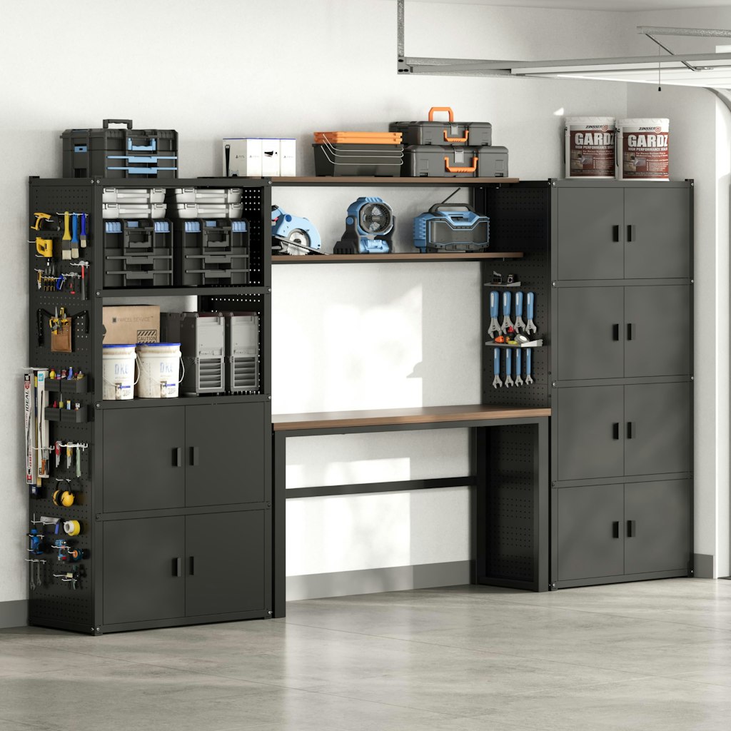 Fleximounts Fleximod 117" 3-in-1 Garage Storage Cabinet System: $603