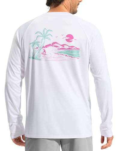 Pudolla Men's UPF 50+ Long Sleeve Fishing Shirt: $11.99