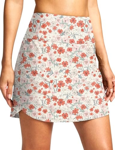 Viodia Women's High Waisted Swim Skirt: $14.84