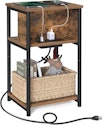 Vasagle 3-Tier Side Table with Charging Station for $24 w/ Prime + free shipping w/ Prime