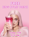 Dunkin' Medium Kylie Refresher Drink: Free w/ purchase