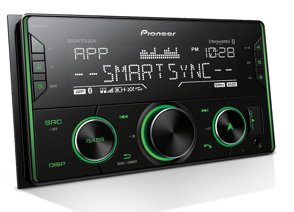 Pioneer Double Din Digital Media Receiver: $144