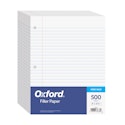 Oxford 500 Sheets Wide Ruled 8" x 10.5" Filler Paper for $9 + free shipping w/ Prime