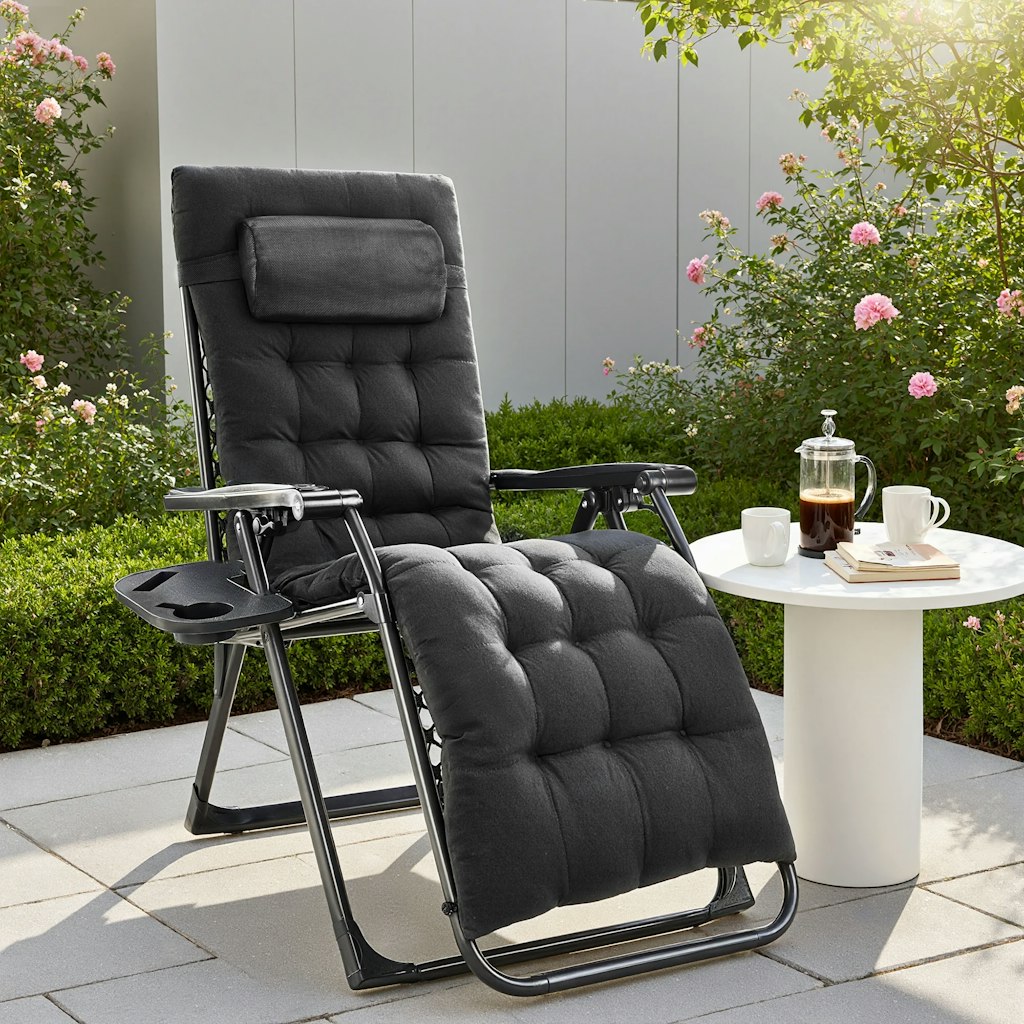 JHK Zero Gravity Patio Lounger: $27.88