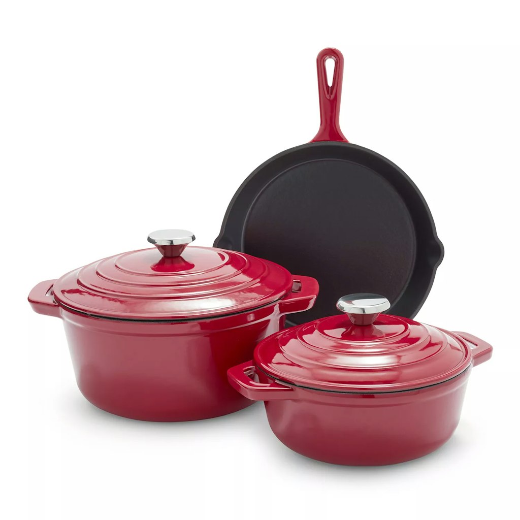 Sur La Table Enameled Cast Iron 5-Piece Set: $160
