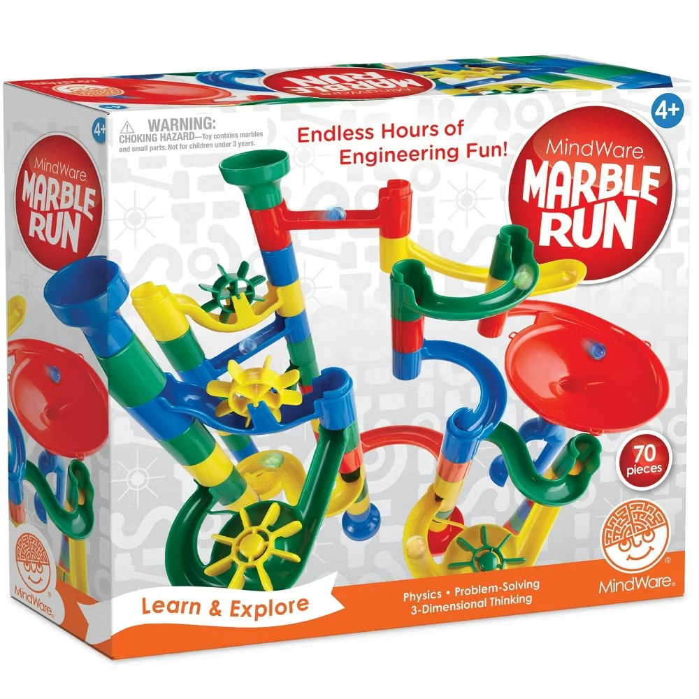 MindWare 70-Piece Marble Run: $18