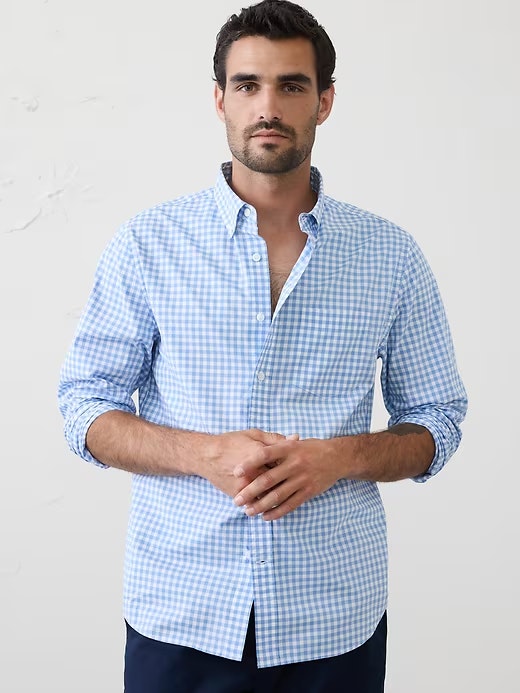 Banana Republic Men's Factory Slim-Fit Softwash Cotton Shirt: $30 in cart