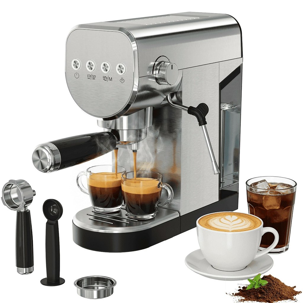 Open-Box Patbrela Espresso Machine w/ Milk Frother: $27