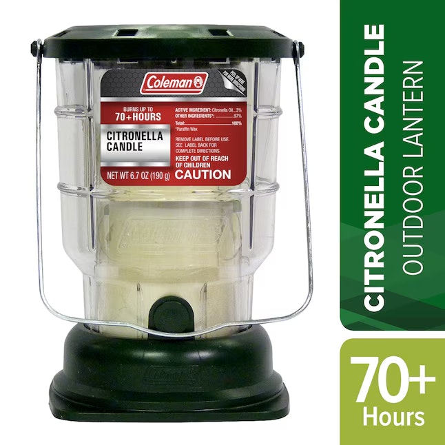 Coleman 70Hour Citronella Candle Outdoor Lantern: $6.88