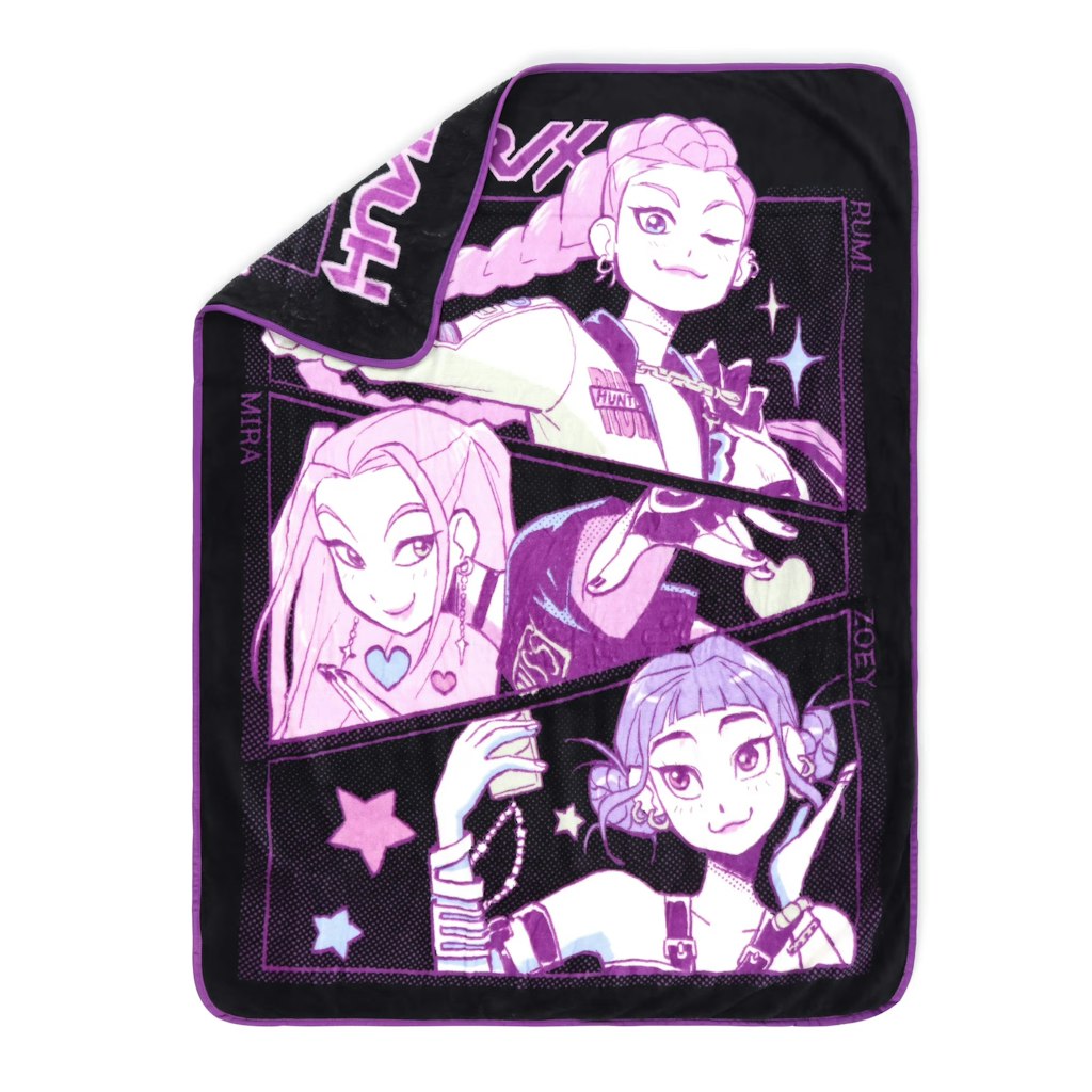 KPop Demon Hunters Huntrix Throw Blanket: $7.97