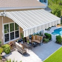 Retractable 11.5 x 9.8-Foot Patio Awning for $360 + free shipping