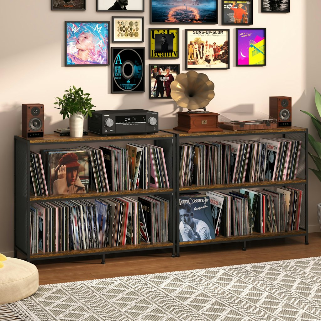 3-Tier Vinyl Record Storage Table: $80