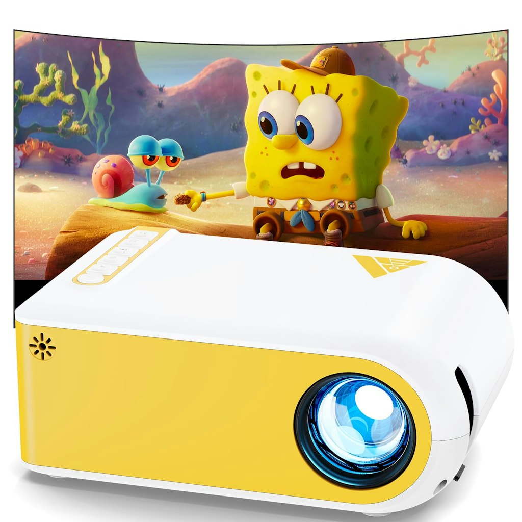 1080p Mini Bluetooth Projector: $28