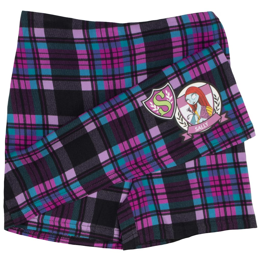 Disney Nightmare Before Christmas Girls' Plaid Skirt: $3.70