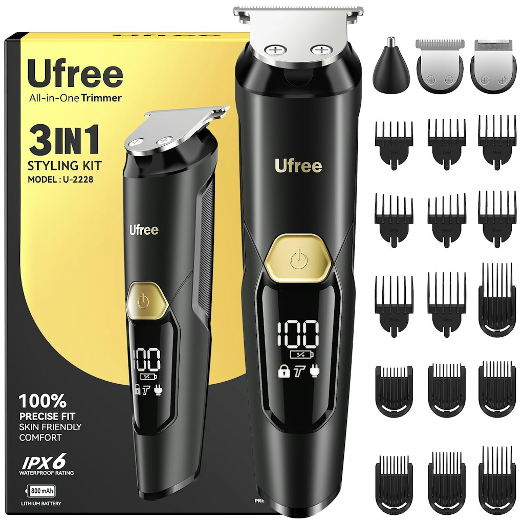 3-in-1 Beard Trimmer: $20