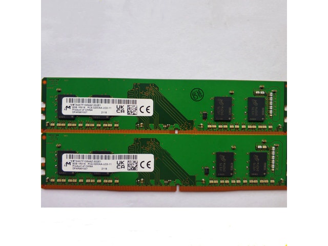 Micron 8GB 1RX16 DDR4 3200MHz Desktop Memory Module: $129.93 Micron 8GB 1RX16 DDR4 3200MHz Desktop Memory Module: $129.93