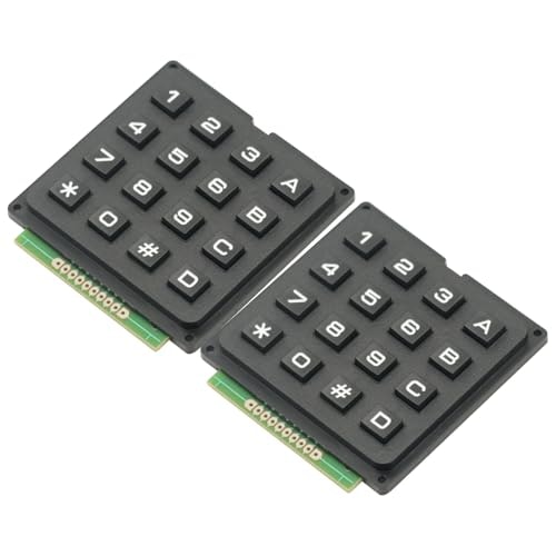 4x4 Matrix 16-Key Membrane Keypad Module 2-Pack: $9.99 4x4 Matrix 16-Key Membrane Keypad Module 2-Pack: $9.99