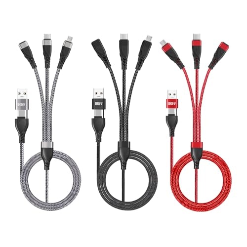 LHJRY 3-in-1 Charging Cable 3-Pack: $16.99 LHJRY 3-in-1 Charging Cable 3-Pack: $16.99