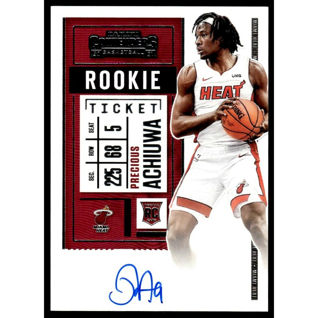 2020-21 Panini Contenders Precious Achiuwa Rookie Autograph Card: $25