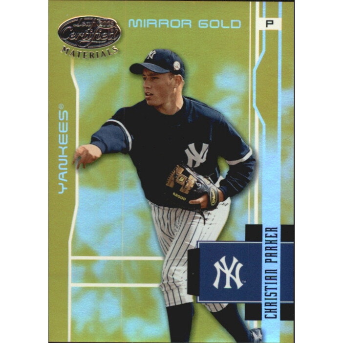 2003 Leaf Certified Materials Mirror Gold Christian Parker #125 Card: $12 2003 Leaf Certified Materials Mirror Gold Christian Parker #125 Card: $12