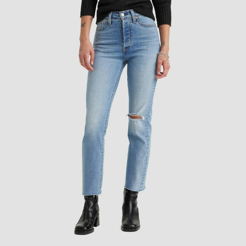 Levi's Women's High-Rise Wedgie Straight Cropped Jeans: $74.99 Levi's Women's High-Rise Wedgie Straight Cropped Jeans: $74.99