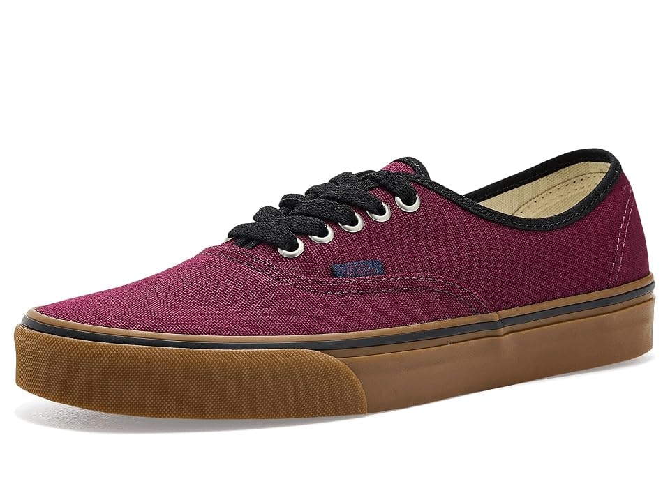 Vans Authentic Skate Shoes Burgundy/Gum: $60