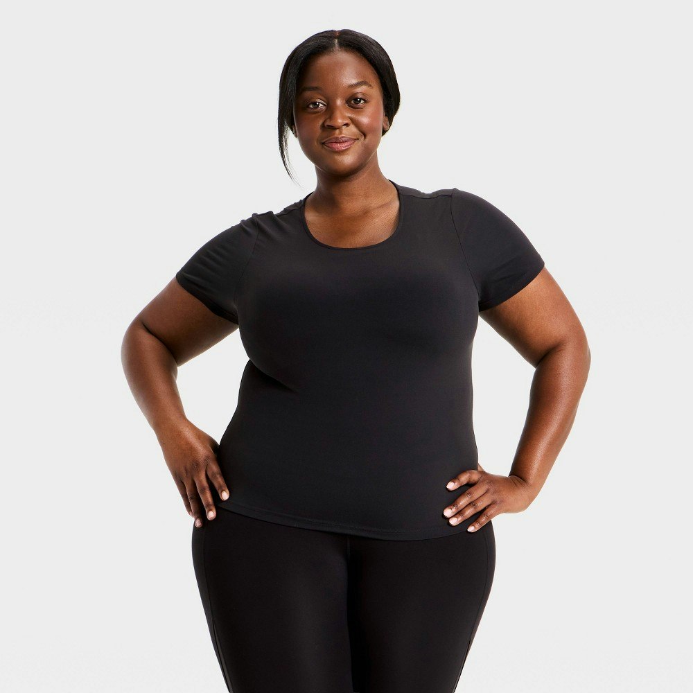 All In Motion Women's Soft Cropped Short Sleeve T-Shirt: $20 All In Motion Women's Soft Cropped Short Sleeve T-Shirt: $20