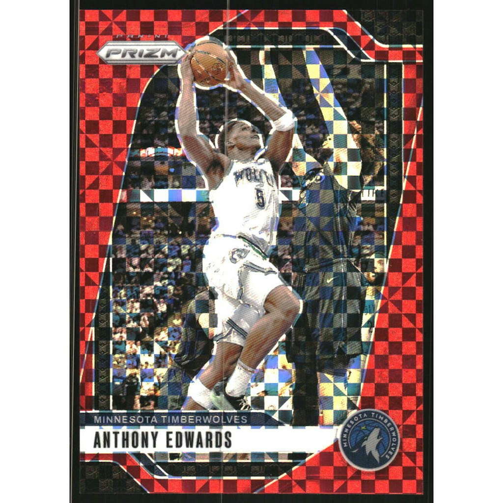 2024-25 Panini Prizm Anthony Edwards Red Power Prizm Trading Card: $90 2024-25 Panini Prizm Anthony Edwards Red Power Prizm Trading Card: $90