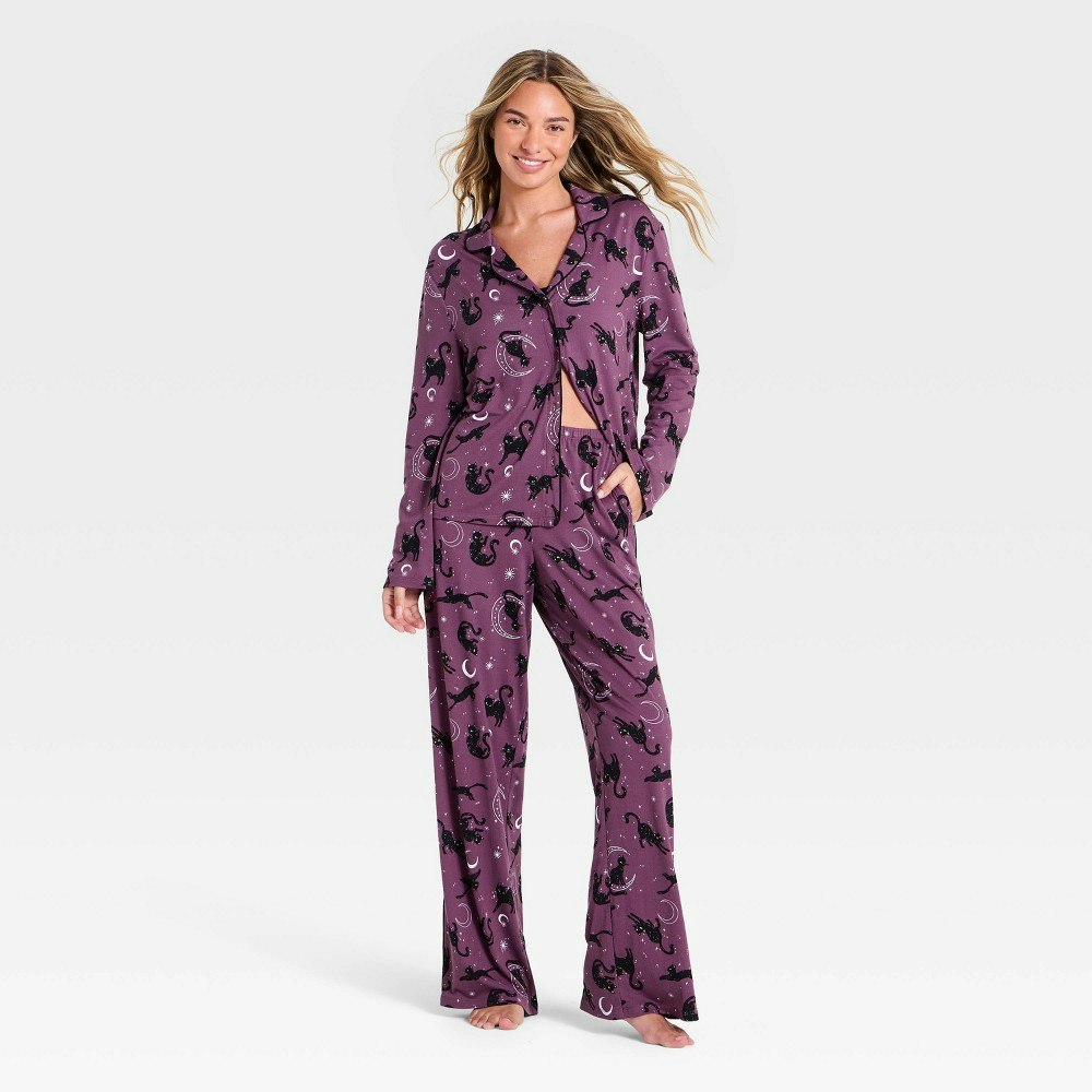 Women's Halloween Long Sleeve Pajama Set: $35 Women's Halloween Long Sleeve Pajama Set: $35