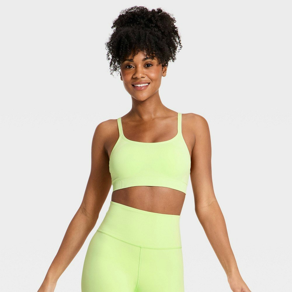 All In Motion Women's Seamless Light Support Cami Sports Bra: $20 All In Motion Women's Seamless Light Support Cami Sports Bra: $20