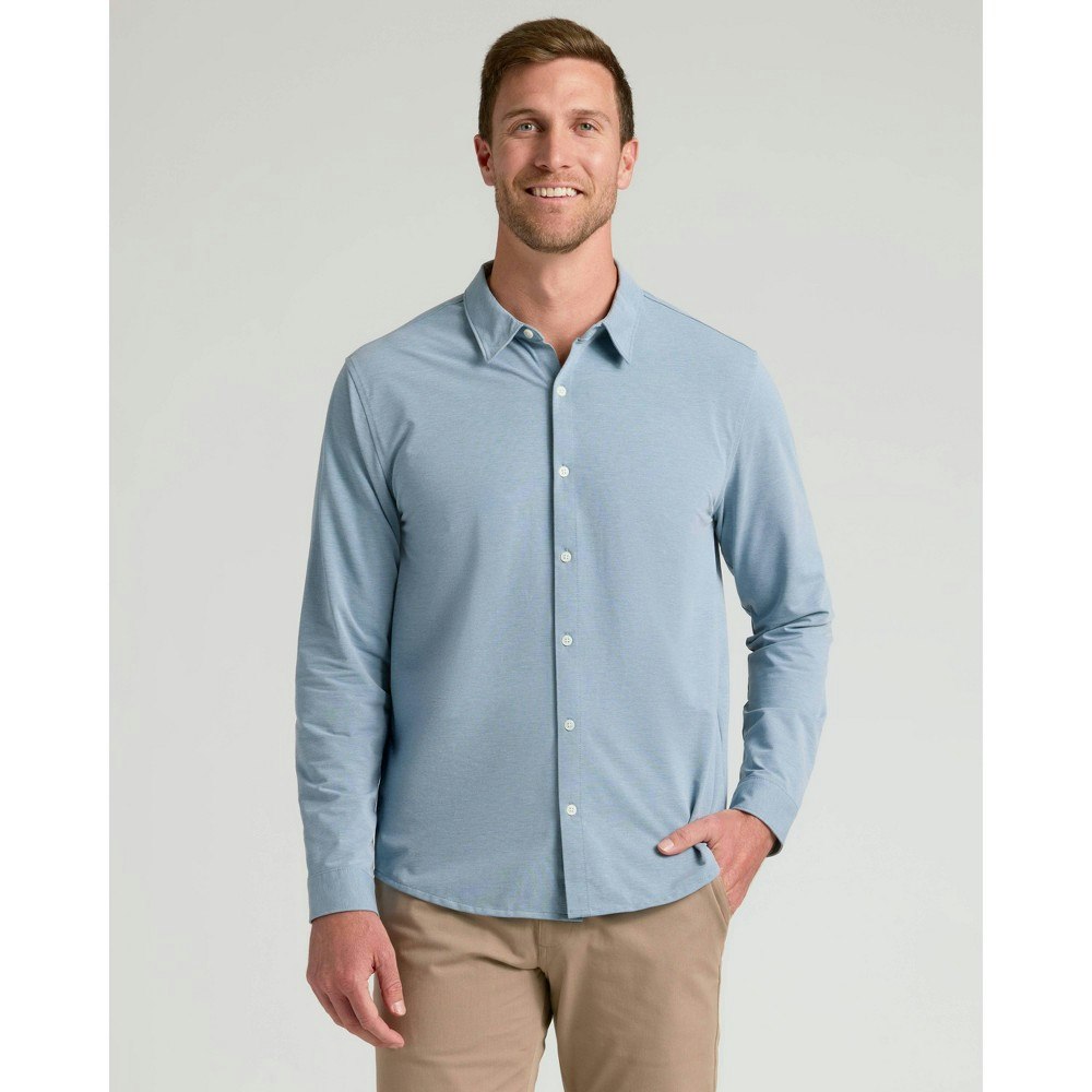 True Classic Men's Stretch Oxford Dress Shirt: $45
